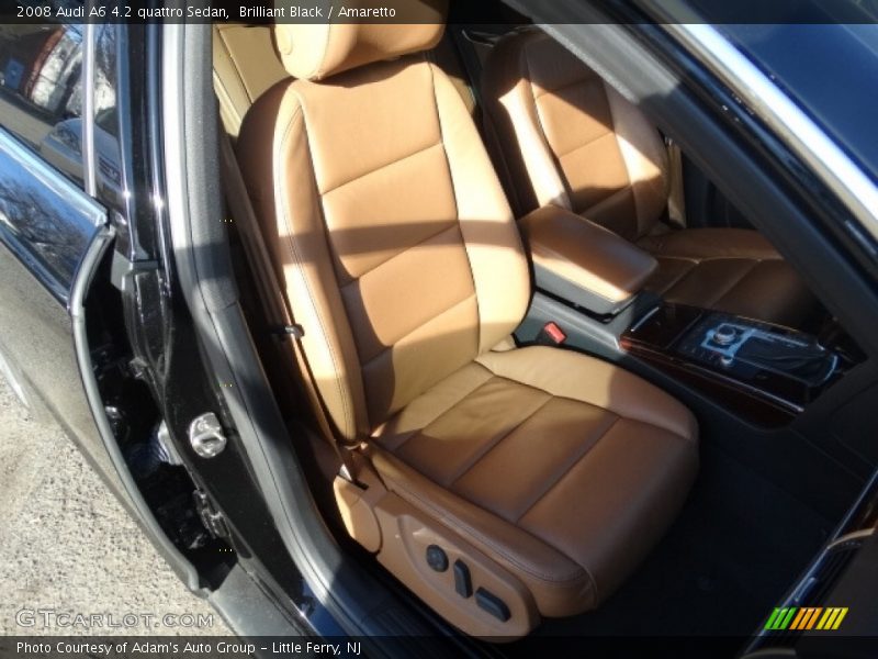 Brilliant Black / Amaretto 2008 Audi A6 4.2 quattro Sedan