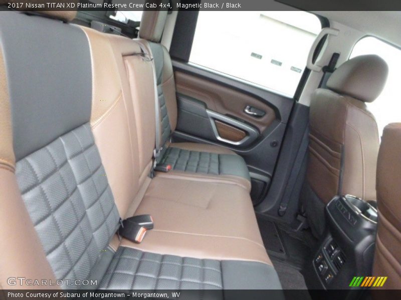 Rear Seat of 2017 TITAN XD Platinum Reserve Crew Cab 4x4