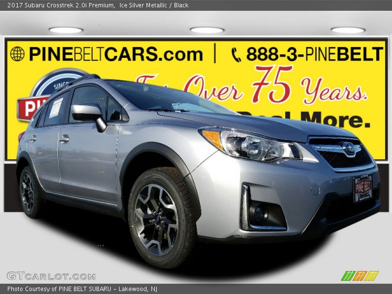Ice Silver Metallic / Black 2017 Subaru Crosstrek 2.0i Premium