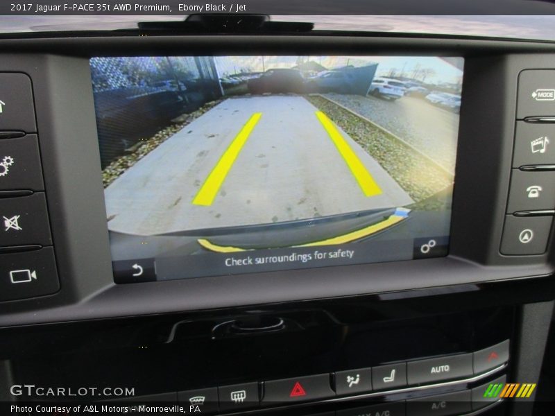 Ebony Black / Jet 2017 Jaguar F-PACE 35t AWD Premium