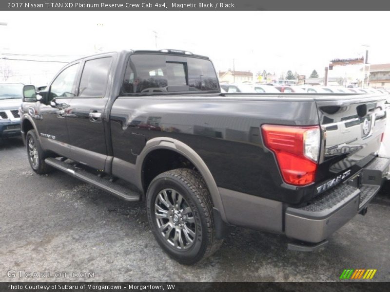 Magnetic Black / Black 2017 Nissan TITAN XD Platinum Reserve Crew Cab 4x4