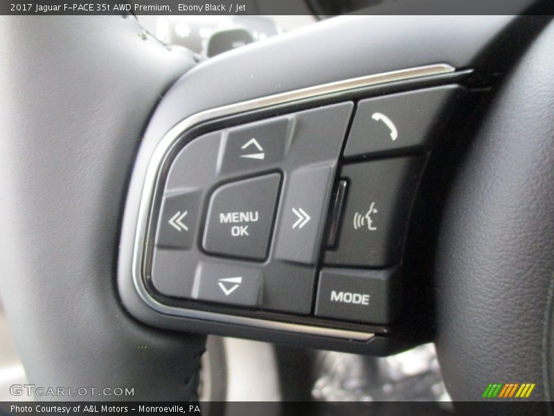 Ebony Black / Jet 2017 Jaguar F-PACE 35t AWD Premium