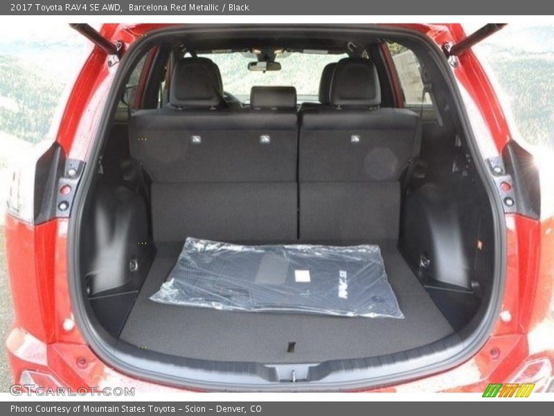 Barcelona Red Metallic / Black 2017 Toyota RAV4 SE AWD
