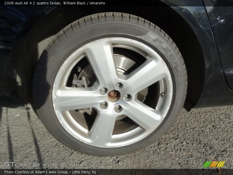 Brilliant Black / Amaretto 2008 Audi A6 4.2 quattro Sedan