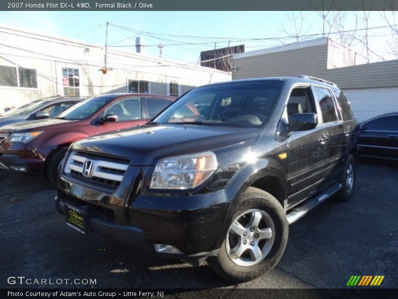 Formal Black / Olive 2007 Honda Pilot EX-L 4WD