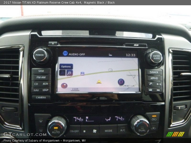 Navigation of 2017 TITAN XD Platinum Reserve Crew Cab 4x4