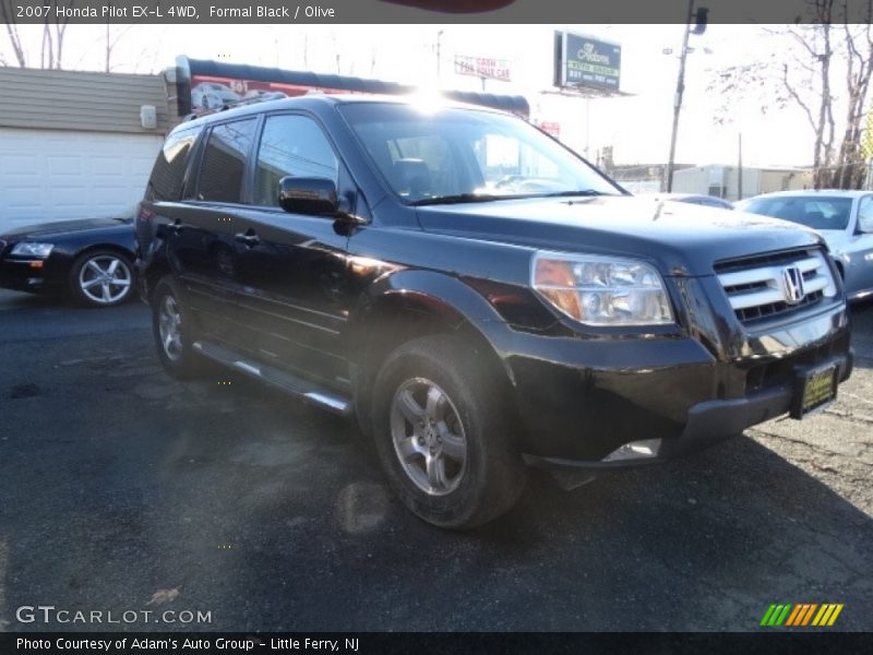 Formal Black / Olive 2007 Honda Pilot EX-L 4WD