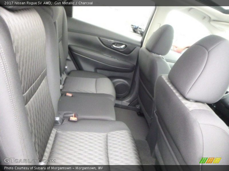 Rear Seat of 2017 Rogue SV AWD