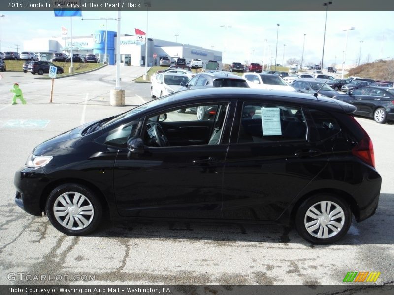 Crystal Black Pearl / Black 2015 Honda Fit LX
