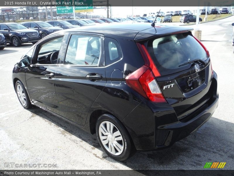 Crystal Black Pearl / Black 2015 Honda Fit LX