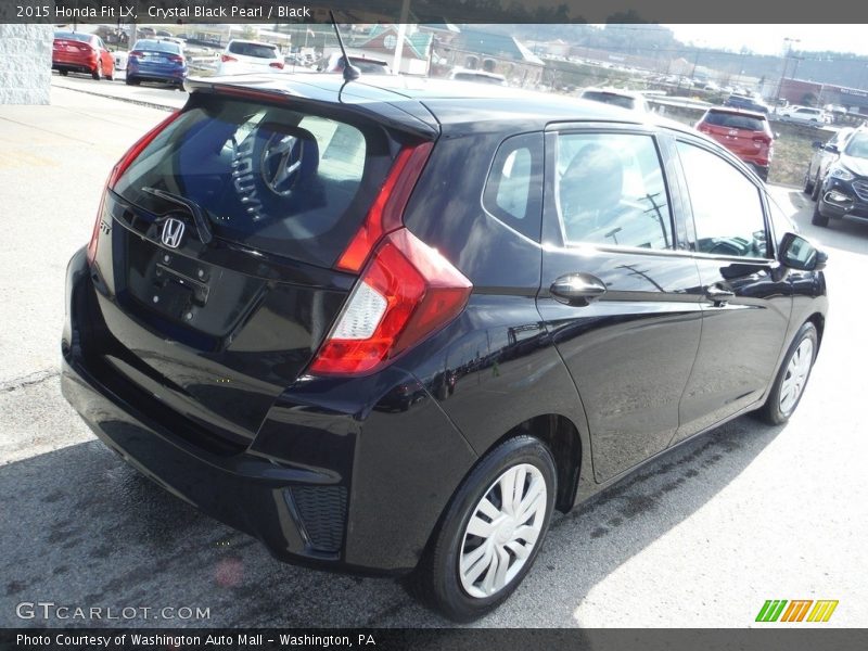 Crystal Black Pearl / Black 2015 Honda Fit LX