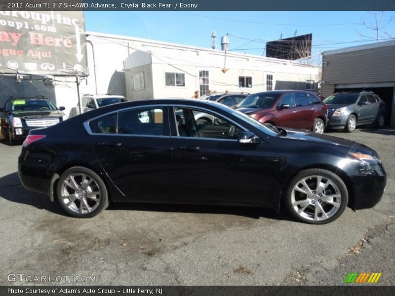 Crystal Black Pearl / Ebony 2012 Acura TL 3.7 SH-AWD Advance