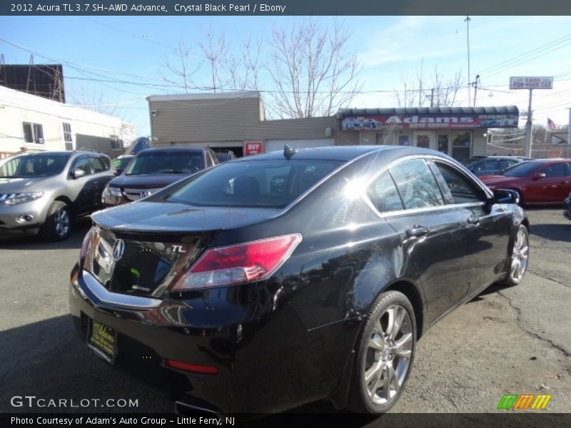 Crystal Black Pearl / Ebony 2012 Acura TL 3.7 SH-AWD Advance