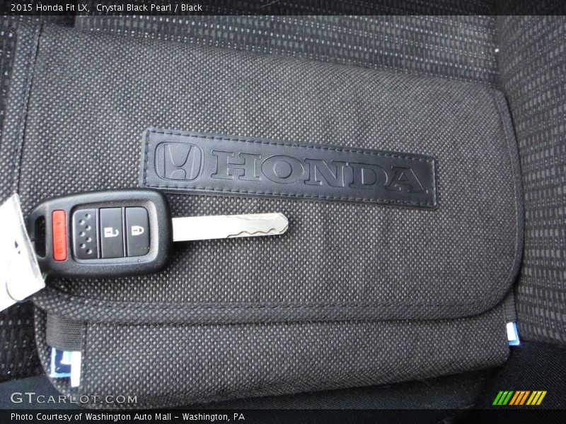 Crystal Black Pearl / Black 2015 Honda Fit LX