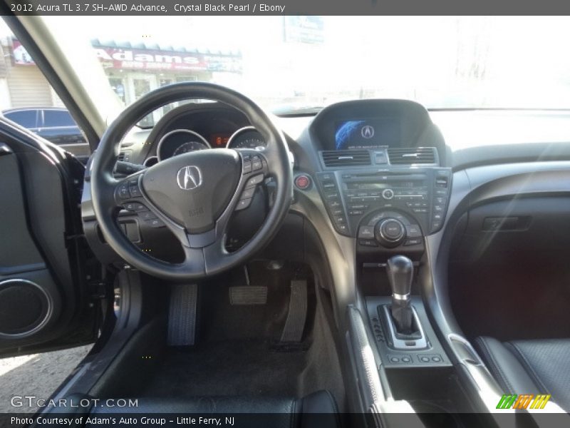 Crystal Black Pearl / Ebony 2012 Acura TL 3.7 SH-AWD Advance
