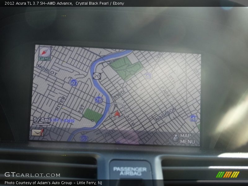 Crystal Black Pearl / Ebony 2012 Acura TL 3.7 SH-AWD Advance