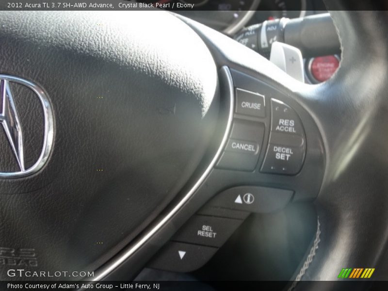 Crystal Black Pearl / Ebony 2012 Acura TL 3.7 SH-AWD Advance