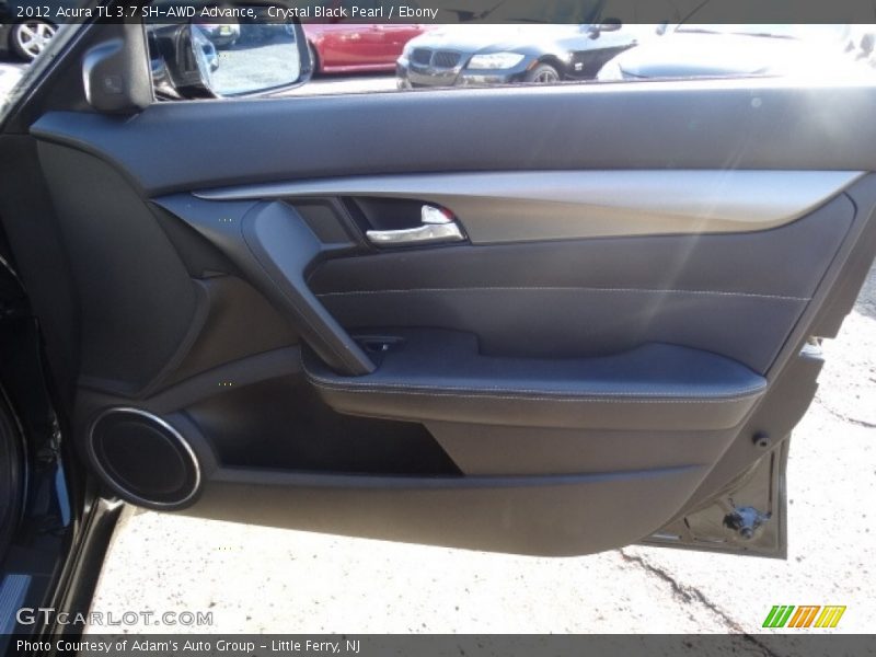 Crystal Black Pearl / Ebony 2012 Acura TL 3.7 SH-AWD Advance
