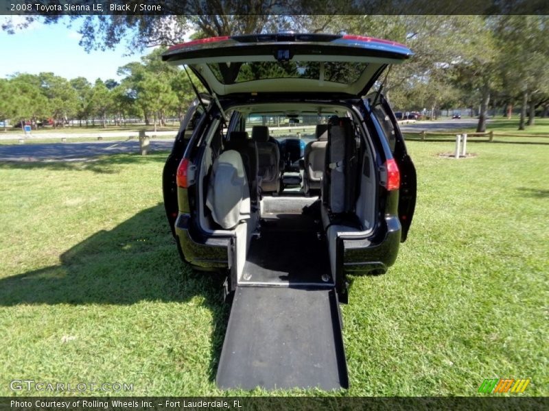 Black / Stone 2008 Toyota Sienna LE