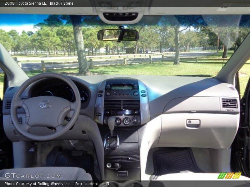 Black / Stone 2008 Toyota Sienna LE