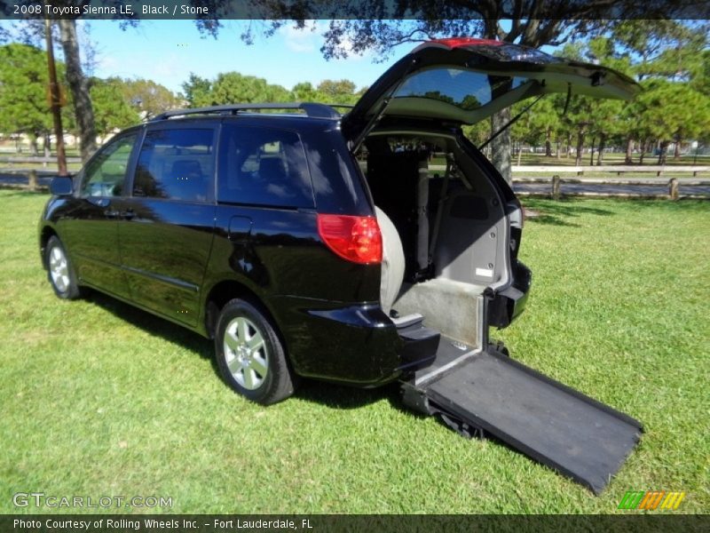 Black / Stone 2008 Toyota Sienna LE