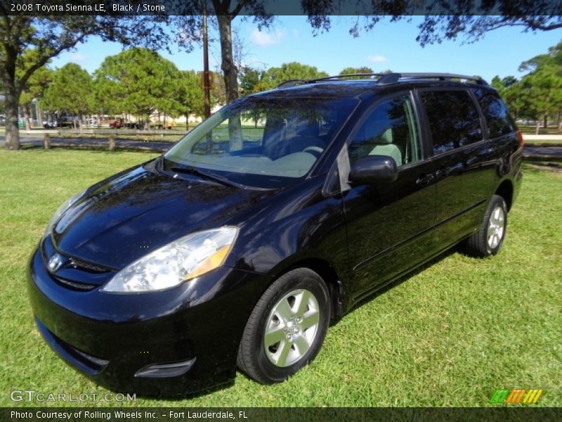 Black / Stone 2008 Toyota Sienna LE
