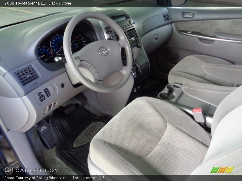 Black / Stone 2008 Toyota Sienna LE