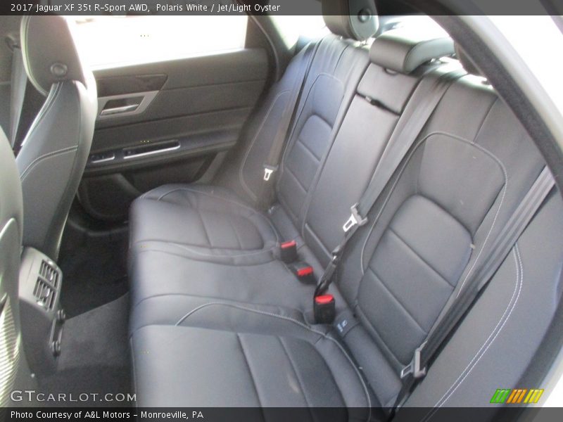 Polaris White / Jet/Light Oyster 2017 Jaguar XF 35t R-Sport AWD