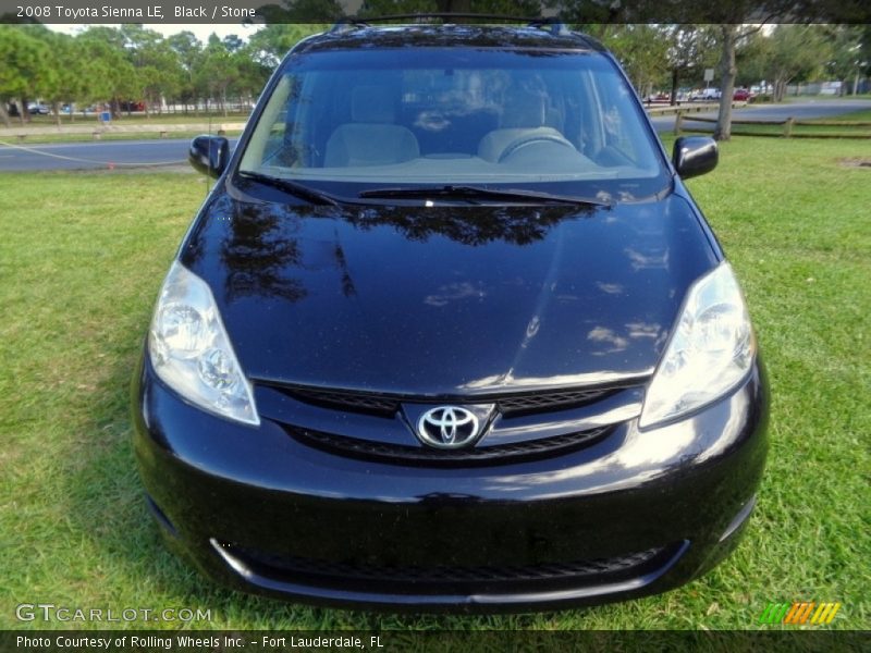Black / Stone 2008 Toyota Sienna LE