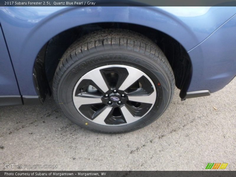 Quartz Blue Pearl / Gray 2017 Subaru Forester 2.5i