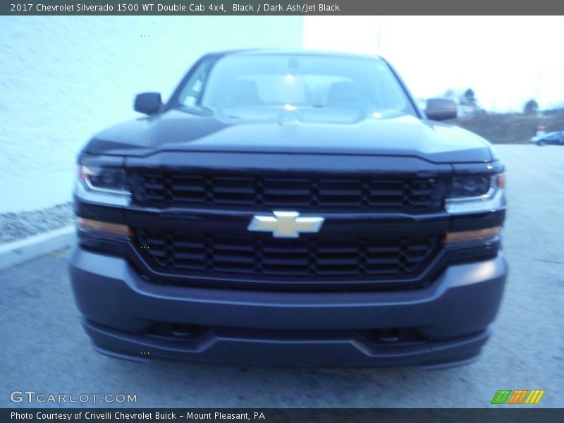 Black / Dark Ash/Jet Black 2017 Chevrolet Silverado 1500 WT Double Cab 4x4