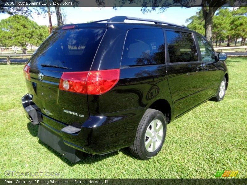 Black / Stone 2008 Toyota Sienna LE
