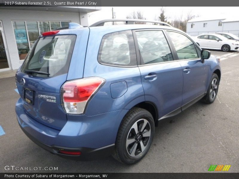 Quartz Blue Pearl / Gray 2017 Subaru Forester 2.5i