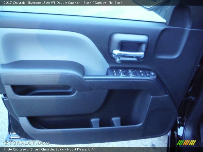 Black / Dark Ash/Jet Black 2017 Chevrolet Silverado 1500 WT Double Cab 4x4