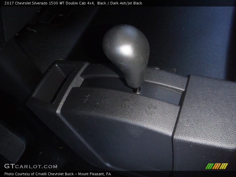 Black / Dark Ash/Jet Black 2017 Chevrolet Silverado 1500 WT Double Cab 4x4