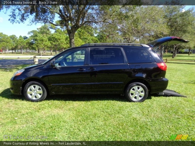 Black / Stone 2008 Toyota Sienna LE