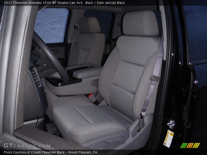 Black / Dark Ash/Jet Black 2017 Chevrolet Silverado 1500 WT Double Cab 4x4