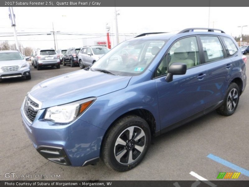 Quartz Blue Pearl / Gray 2017 Subaru Forester 2.5i