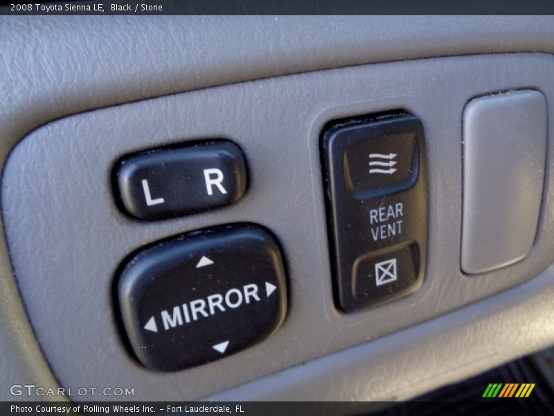 Black / Stone 2008 Toyota Sienna LE