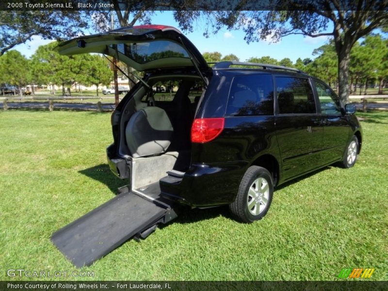 Black / Stone 2008 Toyota Sienna LE