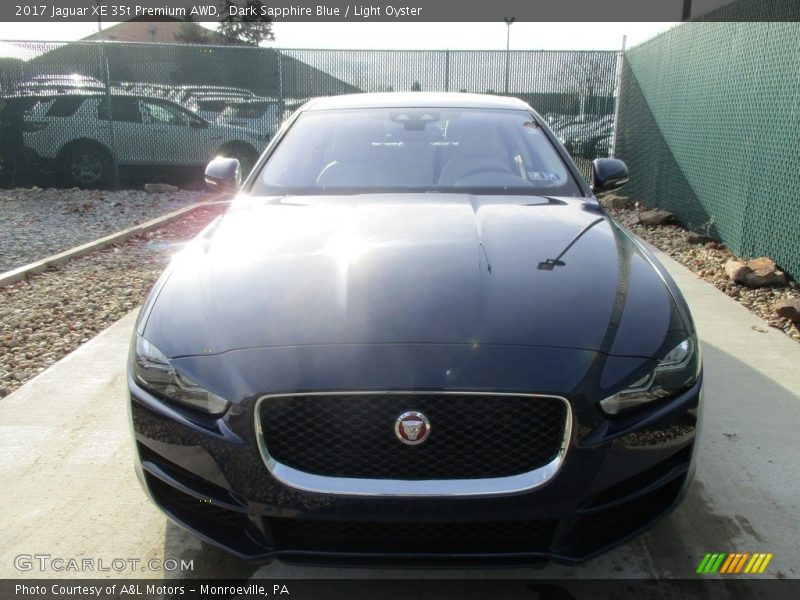 Dark Sapphire Blue / Light Oyster 2017 Jaguar XE 35t Premium AWD