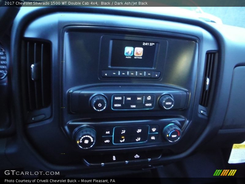 Black / Dark Ash/Jet Black 2017 Chevrolet Silverado 1500 WT Double Cab 4x4