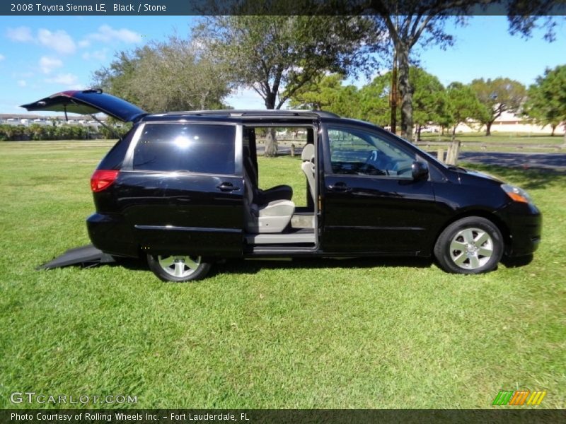 Black / Stone 2008 Toyota Sienna LE