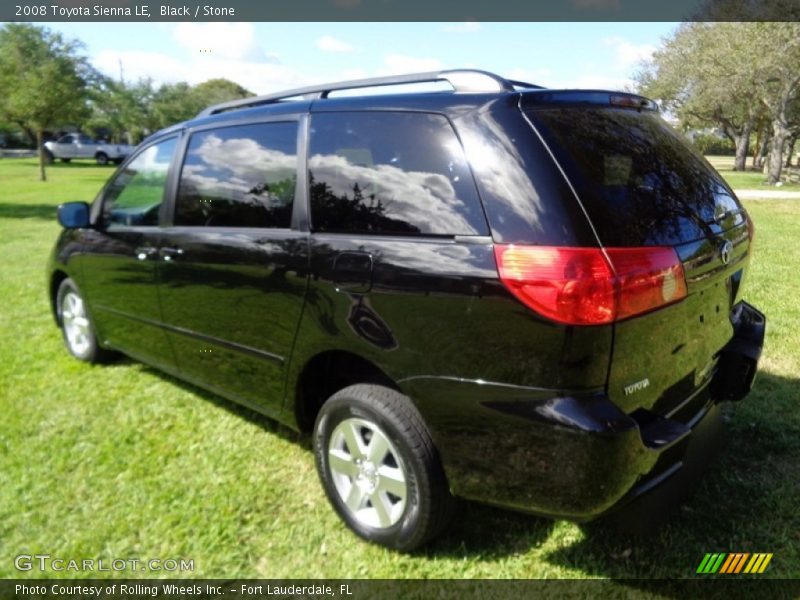 Black / Stone 2008 Toyota Sienna LE