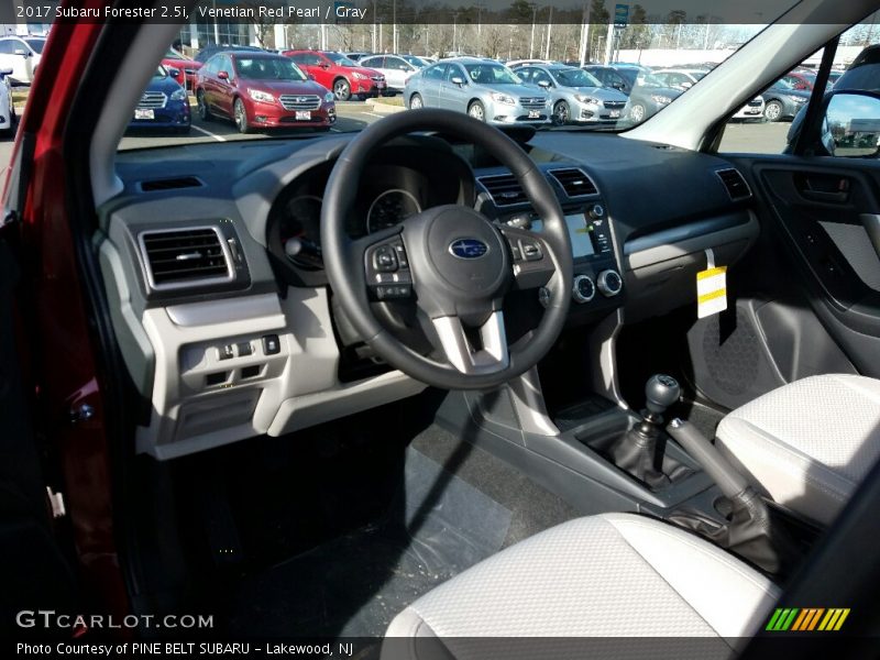 Venetian Red Pearl / Gray 2017 Subaru Forester 2.5i