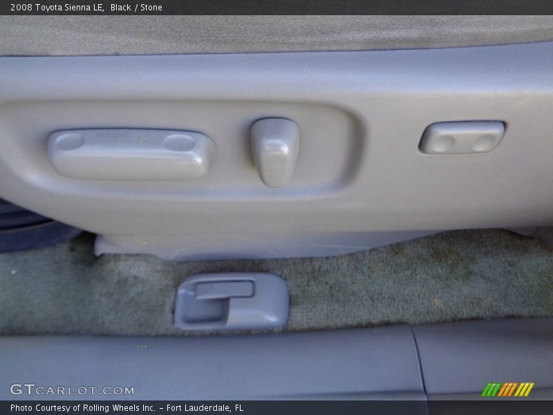 Black / Stone 2008 Toyota Sienna LE