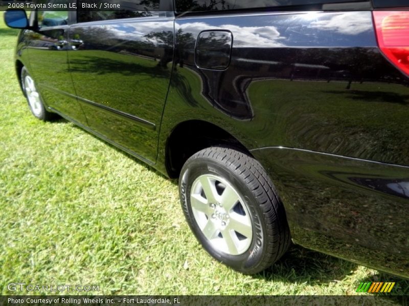 Black / Stone 2008 Toyota Sienna LE