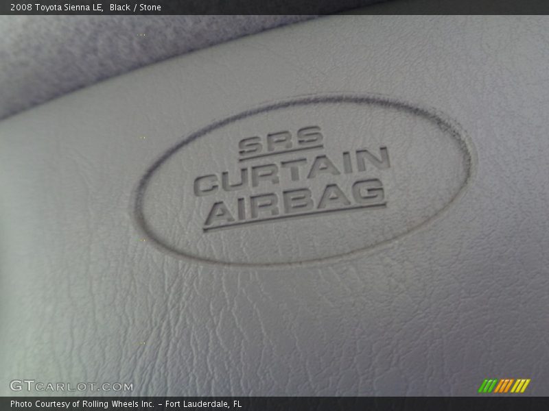 Black / Stone 2008 Toyota Sienna LE