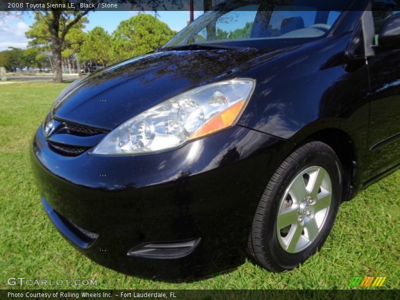 Black / Stone 2008 Toyota Sienna LE
