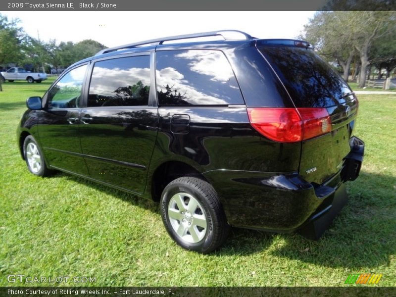 Black / Stone 2008 Toyota Sienna LE